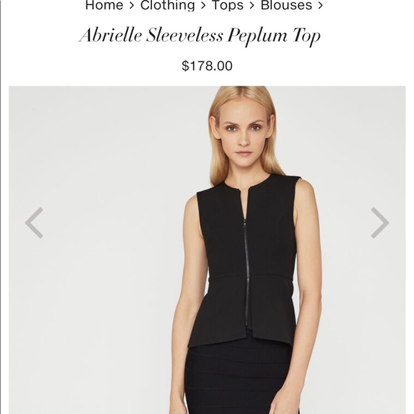 BcbgMaxazaria peplum top❤️ - Picture 1 of 5